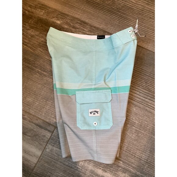 BILLABONG All Day Pro Board shorts Boy's size 25/10 Reg NEW, Green - Picture 3 of 4